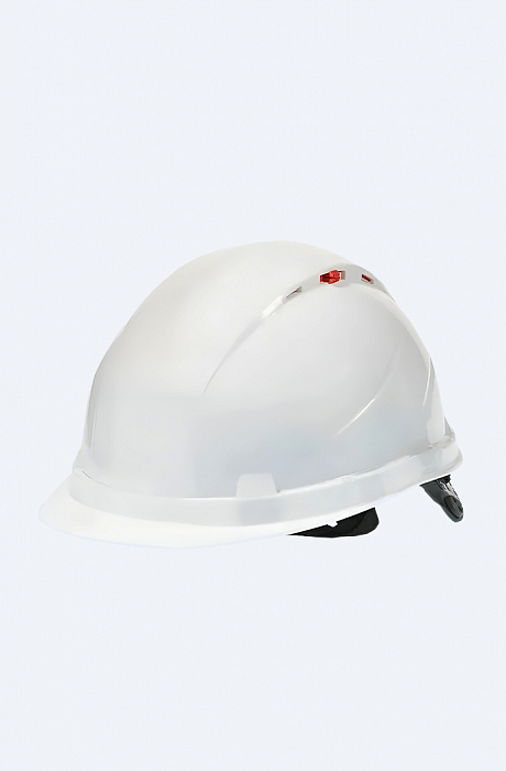 картинка Каска РОСОМЗ™ RFI-3 BIOT™ Rapid (с храповиком, с вентиляцией, пластик Termotrek, белая) от магазина Хоккерс
