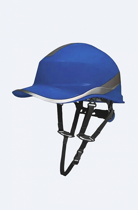картинка Каска DeltaPlus™ Diamond V UP (с храповиком, подбородочным ременем, АБС-пластик, синяя) от магазина Хоккерс