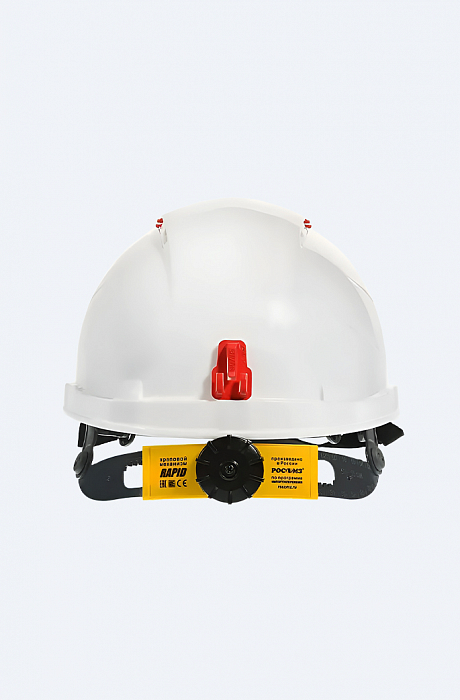 картинка Каска РОСОМЗ™ RFI-3 BIOT™ Rapid (с храповиком, с вентиляцией, пластик Termotrek, белая) от магазина Хоккерс