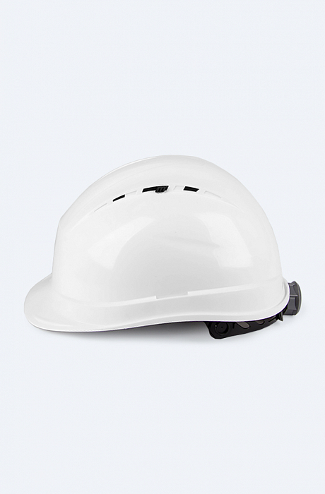 картинка Каска DeltaPlus™ Quartz UP IV (с храповиком, с вентиляцией, полипропилен, белая) от магазина Хоккерс