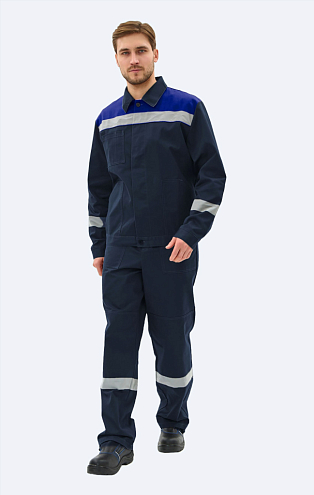 картинка Костюм Липецк-2,т.син/вас,кур+ПК (смесовая,280) СОП от магазина Хоккерс