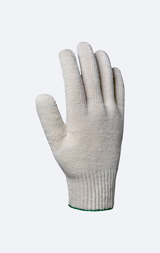 картинка Перчатки х/б 5/10 (ПВХ точка),белые от магазина Хоккерс