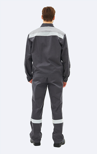 картинка Костюм Липецк-1,т.сер/св.сер,кур+БР (смесовая,280) СОП от магазина Хоккерс