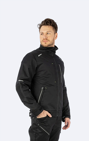 картинка Куртка летняя Brodeks KS 209,черный,(смесовая,295) Св кант от магазина Хоккерс